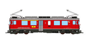 Pullman 30148 - G Elektrolok ABe 4/4 III Nr. 53, Tirano der RhB, Ep. VI - rot, Vorbildzustand um 2014